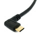 SYSTEM-S USB 3.1 Kabel 25 cm Typ C Stecker zu 3.0 Typ A Stecker Left Angled Winkel