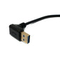 SYSTEM-S USB 3.1 Kabel 25 cm Typ C Stecker zu 3.0 Typ A Stecker Up Angled Winkel