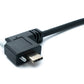 SYSTEM-S USB 3.1 Gen 2 Kabel 30 cm Typ C Stecker zu Stecker Panel Mount Winkel Left Right Angled 10 Gbit/s 100W