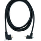SYSTEM-S USB 3.1 Gen 2 Kabel 200 cm Typ C Stecker zu Stecker Single Double Screw 2x Winkel Up Down 10 Gbit/s