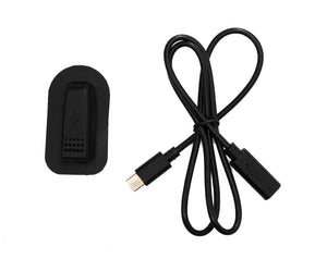 SYSTEM-S USB 3.1 Backpack Kabel 70 cm Typ C Stecker zu Buchse für Rucksack Ladeanschluss