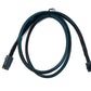 SYSTEM-S SFF-8643 Kabel 100 cm Mini SAS HD zu SFF-8087 Adapter für SSD Festplatte Motherboard