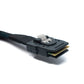 SYSTEM-S SFF-8643 Kabel 100 cm Mini SAS HD zu SFF-8087 Adapter für SSD Festplatte Motherboard