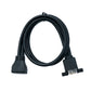 SYSTEM-S USB 3.0 Kabel 50 cm 20 Pin zu 2x Typ A Buchse Panel Mount Winkel Up Angled