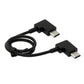 System-S USB Kabel 3.1 Typ C auf USB 3.1 Typ C 90° gewinkelt 30cm