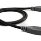 USB 2.0 Kabel 50 cm Micro B Stecker zu Stecker Adapter Schwarz
