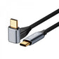 SYSTEM-S USB 3.1 Gen 2 Type C Cable 3 m Male to Male 10 Gbit/s 100W Angle Adapter