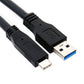 SYSTEM-S 10M USB Typ C 3.1 Kabel auf USB Typ A 3.0 Daten GL3523 Repeater für Tablet & HDD