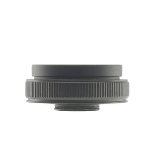 SYSTEM-S 2.8x macro lens with clip and protective case in black for smartphone