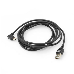 System-S 2m Mini USB Kabel 90° gewinkelt Winkelstecker Datenkabel Ladekabel