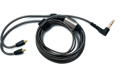 System-S MMCX Ersatzkabel 120 cm – 3,5 mm Klinke (AUX) für In-Ear Kopfhörer