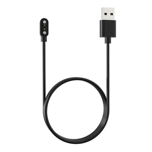 SYSTEM-S USB 2.0 Kabel 100 cm Ladekabel für Realme Watch 3 Smartwach in Schwarz