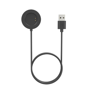 SYSTEM-S USB 2.0 Kabel 100 cm Ladestation für Realme Watch 3 Pro Smartwach in Schwarz