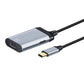 Adaptateur 3 en 1 prise Mini DP 1.4 & 2x prise USB 3.1 Type C vers prise Type C gris