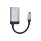 Adaptateur 3 en 1 prise Mini DP 1.4 & 2x prise USB 3.1 Type C vers prise Type C gris