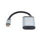 Adaptateur 3 en 1 prise Mini DP 1.4 & 2x prise USB 3.1 Type C vers prise Type C gris