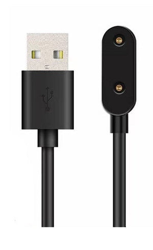 SYSTEM-S USB 2.0 Kabel 100 cm Ladekabel für Oppo Band 2 Smartwatch in Schwarz