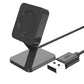 SYSTEM-S Câble USB 2.0 100 cm Station de Charge pour Montre Intelligente Amazfit GTR 4 3 GTS 4 3 Noir