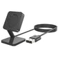 SYSTEM-S Câble USB 2.0 100 cm Station de Charge pour Montre Intelligente Amazfit GTR 4 3 GTS 4 3 Noir