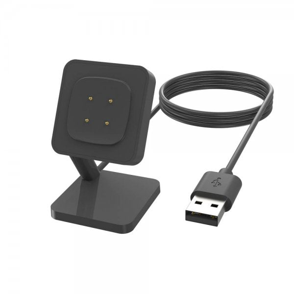 Cable USB 2.0 SYSTEM-S Estación de carga de 100 cm para reloj inteligente Fitbit Versa 4 3 Sense 2 1