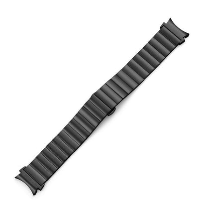 SYSTEM-S 20 mm metal bracelet for Samsung Galaxy Watch 4 Smartwatch in black