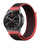 Cinturino in nylon da 20 mm per smartwatch Huawei Watch di colore rosso