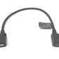 Câble SYSTEM-S USB 2.0 15 cm Adaptateur Micro B femelle vers femelle noir