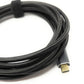 SYSTEM-S USB 3.2 Gen 2 Kabel 300 cm Typ C Stecker zu Stecker Adapter geflochten Schwarz