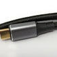 Cable SYSTEM-S USB4 200 cm Tipo C macho a macho 20 Gbit/s USB 4.0 trenzado negro