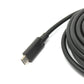 SYSTEM-S USB 3.2 Gen 2 Kabel 5 m Typ C Stecker zu Stecker Adapter in Schwarz