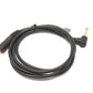Cable de audio SYSTEM-S 150 cm estéreo AUX jack 6,35 mm macho a macho ángulo negro