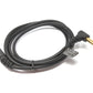 Cable de audio SYSTEM-S 150 cm estéreo AUX jack 6,35 mm macho a macho ángulo negro