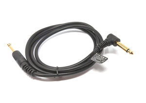 SYSTEM-S Audio Cable 150 cm Stereo AUX Jack 6.35 mm Male to Male Angle Black