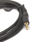 Cable de audio SYSTEM-S de 150 cm estéreo con conector AUX de 6,35 mm a conector de 3,5 mm negro
