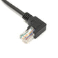 SYSTEM-S LAN cable 30 cm RJ45 plug to 8 pin terminal block angle in black