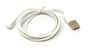 SYSTEM-S USB 2.0 Kabel 100 cm Ladekabel für Oppo Band 2 Smartwatch in Weiß