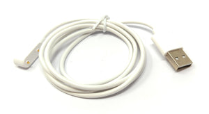 Cable USB 2.0 SYSTEM-S Cable de carga de 100 cm para smartwatch Oppo Band 2 en color blanco