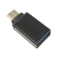 Adattatore USB 3.1 tipo C maschio a cavo 3.0 A femmina in nero