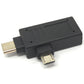 Adattatore USB Y 3.1 tipo C maschio e cavo da 2.0 Micro B maschio a 3.0 A femmina