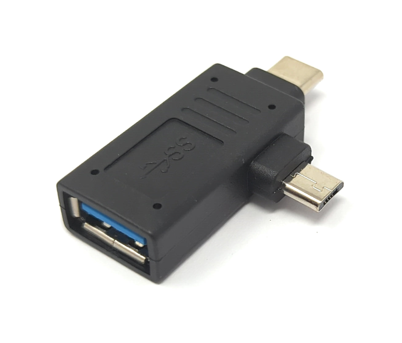 Adattatore USB Y 3.1 tipo C maschio e cavo da 2.0 Micro B maschio a 3.0 A femmina