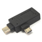 Adattatore USB Y 3.1 tipo C maschio e cavo da 2.0 Micro B maschio a 3.0 A femmina