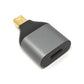 Adattatore DisplayPort Mini DP maschio a cavo USB 3.1 tipo C femmina 4K in grigio