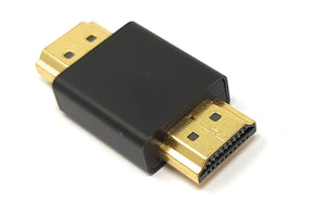 SYSTEM-S HDMI Adapter 4K Standard Stecker zu Stecker Kabel in Schwarz