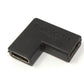 Cavo adattatore USB 3.1 tipo C da femmina a femmina in nero