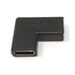 Cavo adattatore USB 3.1 tipo C da femmina a femmina in nero