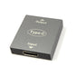 Adaptador SYSTEM-S USB 3.1 Y tipo C hembra a cable 2x hembra en color gris