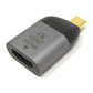 Adattatore HDMI 4K standard femmina a cavo USB 3.1 tipo C maschio in grigio