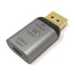 SYSTEM-S USB Adapter 3.1 Type C Female to DisplayPort Male unidirectional DP 4K Cable in Gray