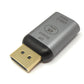 SYSTEM-S USB Adapter 3.1 Type C Female to DisplayPort Male unidirectional DP 4K Cable in Gray