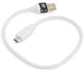 System-S USB Kabel 3.1 Typ C zu 2.0 A 30 cm Weiß